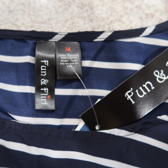 Striped Dress with Belt - Picture 7 of 7